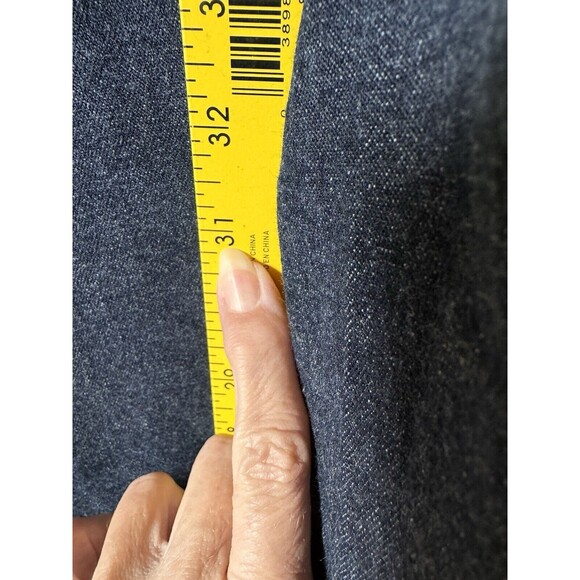 L.L.Bean Jeans Women 18 Medium Tall Denim Dark Wash High Rise Straight - Picture 9 of 13